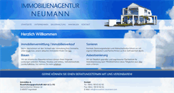 Desktop Screenshot of immobilienneumann.com