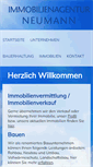 Mobile Screenshot of immobilienneumann.com